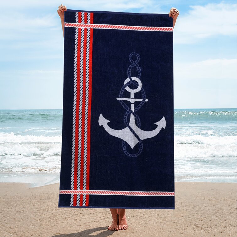 Anchor beach clearance towel